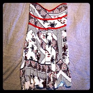 MNG by Mango strapless dress. Size M